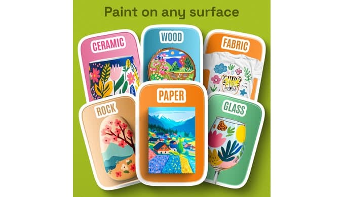 ARTISTRO 36 Dual-Tip Acrylic Paint Marker Pens for Drawing thumbnail 4