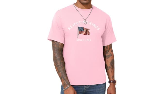Mens American Flag Shirt Vintage Patriotic USA Freedom Tee thumbnail 3