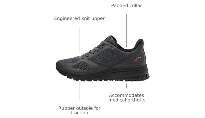 Joomra Whitin Men's Supportive Running Shoes Cushioned Athletic Sneakers thumbnail 3