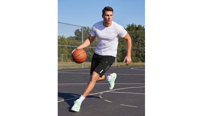 NORTHYARD Men's Athletic Running Shorts Gym Workout 7"/9"/5" Zipper Pockets thumbnail 2