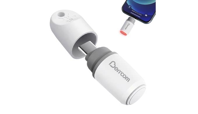 Berrcom Insect Sting and Bite Relief Device, Bug Bite & Mosquito Bite Itch Healer, Plugin to Phone via USB-C or Rechargeable, Chemical-Free Heat Therapy Pen thumbnail 1