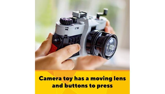 LEGO Creator 3 in 1 Retro Camera Toy, Transforms to Retro Video Camera or to TV Set, Photography Gift for Boys and Girls Ages 8 Years Old and Up Who Enjoy Creative Play, 31147 thumbnail 4