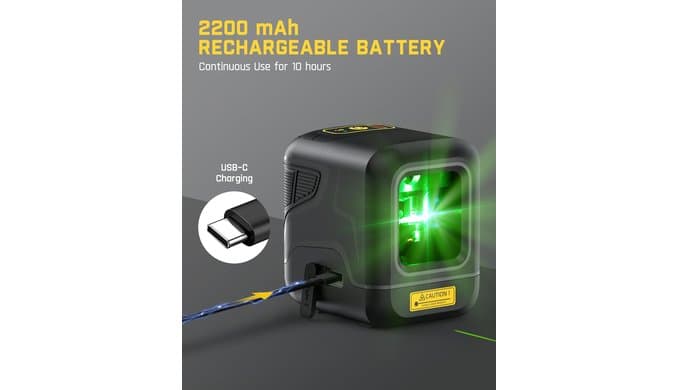 Fanttik D2 Pocket Green Laser Level for Picture Hanging and Home DIY thumbnail 2