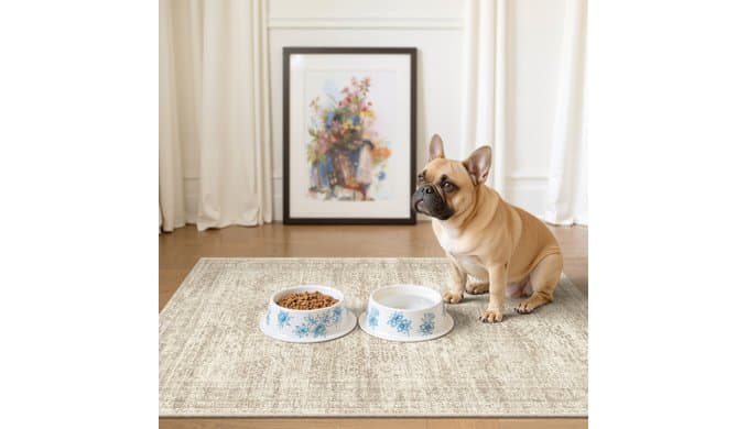 Soalmost 2x3 Washable Rugs for Kitchen, Entryway, Small Area Rug Beige thumbnail 1