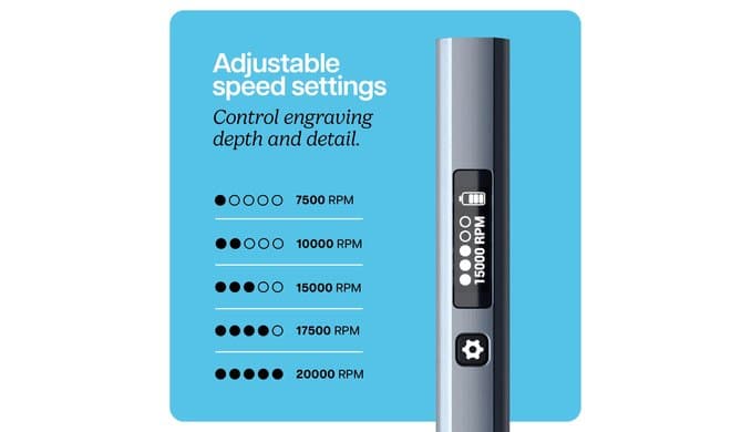 EtchMate Engraving Pen for Metal, Wood, Glass, Plastic & All Materials thumbnail 4