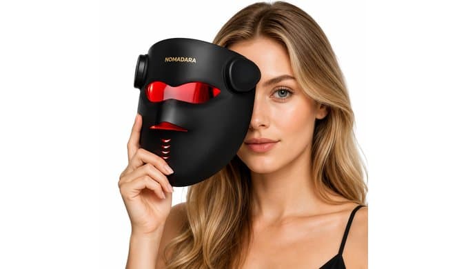 3D Cordless Red Light Therapy Mask for Face, 9 Modes LED Face Mask
