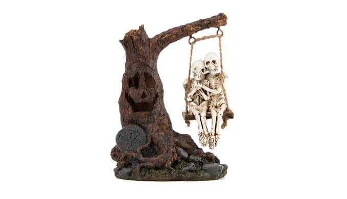Halloween Skull Statue with Spooky LED Light for Home Indoor Decorations thumbnail 5