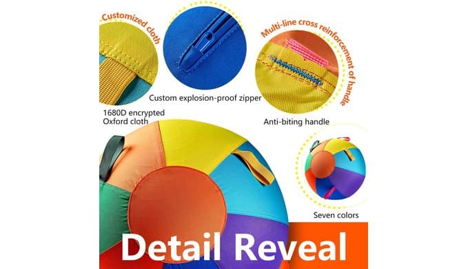 Herding Ball for Australian Shepherd - 22" Dog Toy Ball for Chase & Herd thumbnail 3