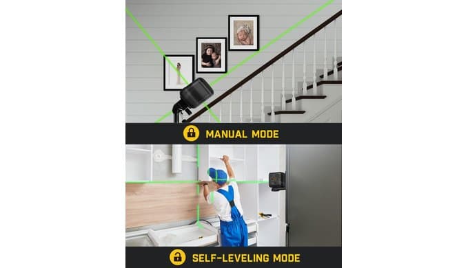 Fanttik D2 Pocket Green Laser Level for Picture Hanging and Home DIY thumbnail 5