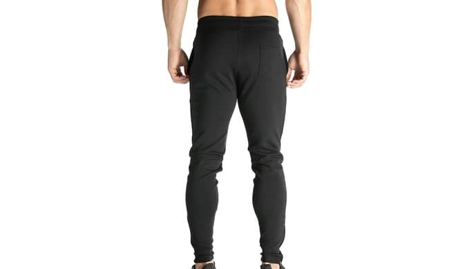 BROKIG Men's Zip Joggers Casual Gym Workout Track Pants thumbnail 2