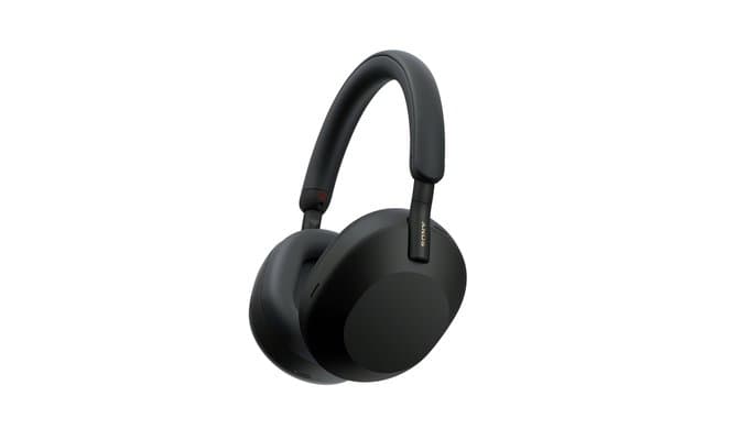 Sony WH-1000XM5 Premium Noise Cancelling Wireless Headphones, Black thumbnail 1