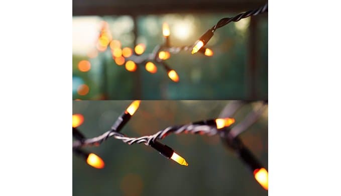 Orange Halloween String Lights, 33FT 150 Count Incandescent Mini Lights thumbnail 3