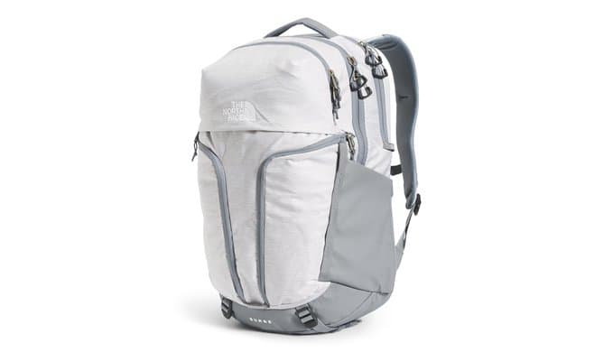 The North Face Women's Surge Commuter Backpack, Wt Mt Mélng/Mid Gy-NPF, OS thumbnail 4