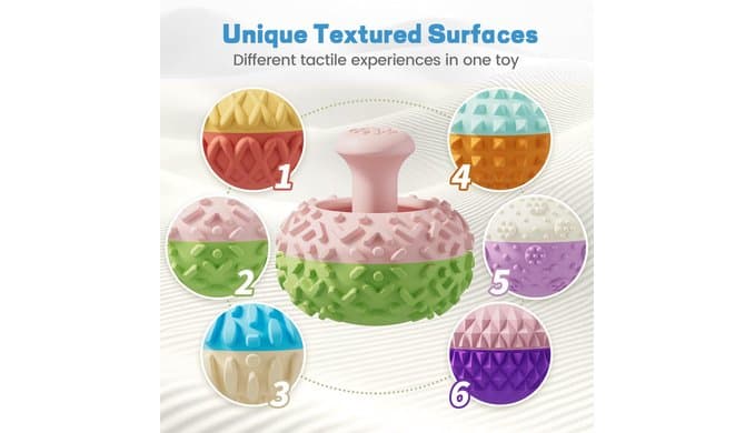 Fidget Toys for Adults, 6PCS Sensory Thumb Rocker, Textured Fidget Gadgets thumbnail 5