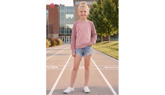 PATPAT Girl Sweatshirt Long Sleeve Shirt Fashion Fall Sweater Crewneck Tops thumbnail 2