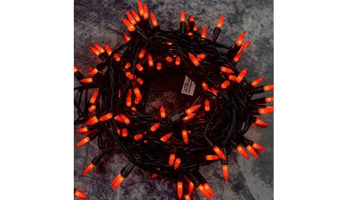 Orange Halloween String Lights, 33FT 150 Count Incandescent Mini Lights thumbnail 5