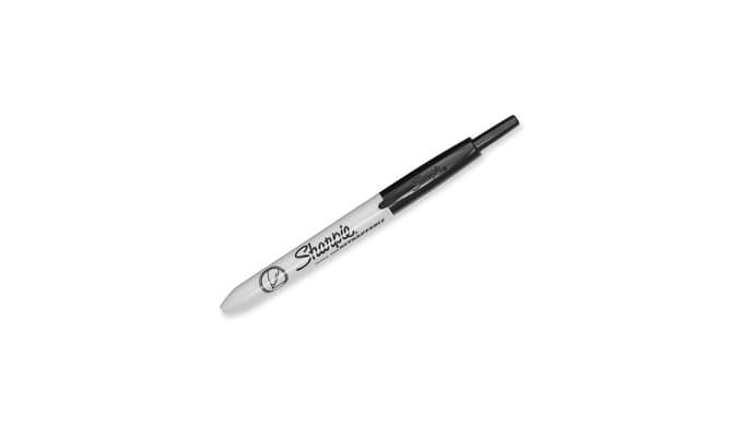 Sharpie Retractable Permanent Markers, Ultra Fine Point, Black, 3 Count thumbnail 4