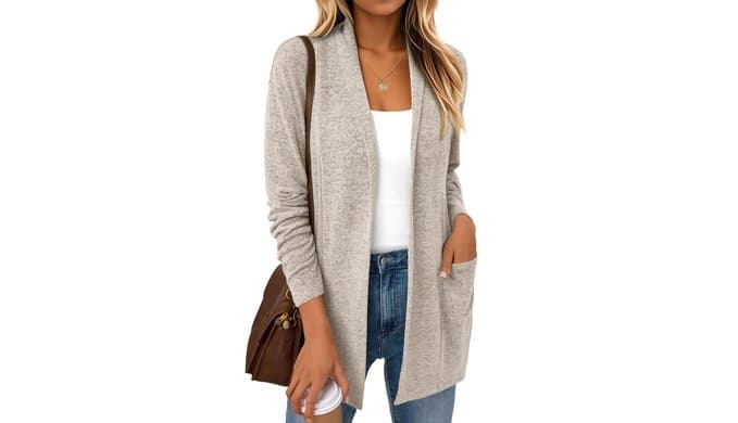 LILLUSORY Cardigan for Women Lightweight Cardigans Fall Fashion Outfits thumbnail 1