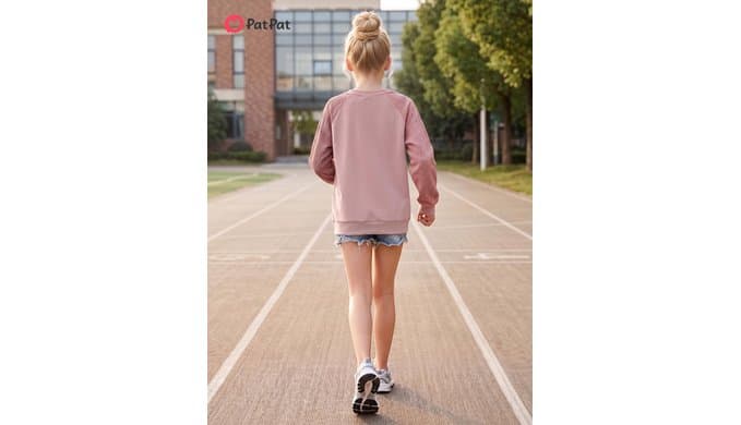PATPAT Girl Sweatshirt Long Sleeve Shirt Fashion Fall Sweater Crewneck Tops thumbnail 3