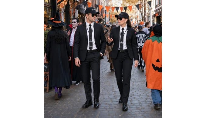 Sfcddtlg Halloween Agent Costume Accessories, Secret Service Outfit Set thumbnail 4