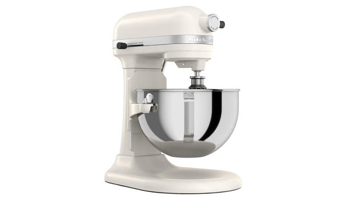 KitchenAid 5.5-Qt Bowl-Lift Stand Mixer, KSM55SXXX, Porcelain White thumbnail 3