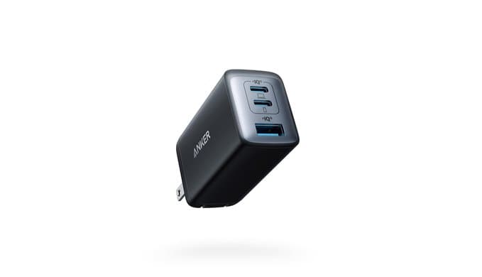 Anker Charger, 65W 3-Port Fast Compact Foldable USB C Charger Block for MacBook Pro/Air, iPad Pro, Galaxy S20, Dell XPS 13, Note 20/10+, iPhone 17 Series, Steam Deck, and More thumbnail 1