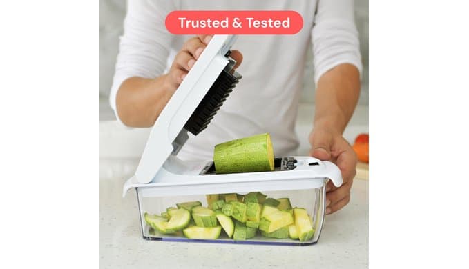 Fullstar Pro Original Vegetable Chopper & Spiralizer, All-in-1 Kitchen Tool thumbnail 2