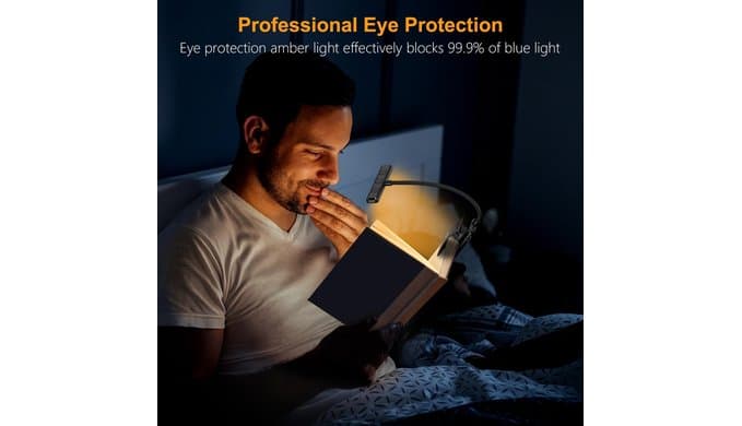 Gritin 19 LED Rechargeable Book Light for Reading in Bed thumbnail 4