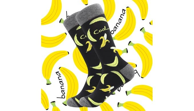 Funny Socks for Men, Crazy Colorful Novelty Fun Cotton Mens Dress Sock 8-12 thumbnail 2