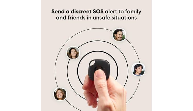 Life360 Tile - Bluetooth Tracker, Keys Finder and Item Locator for Keys, Bags and More. Phone Finder. Both iOS and Android Compatible. 1-Pack (Black) thumbnail 5