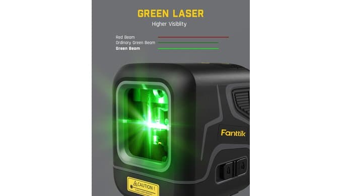 Fanttik D2 Pocket Green Laser Level for Picture Hanging and Home DIY thumbnail 3