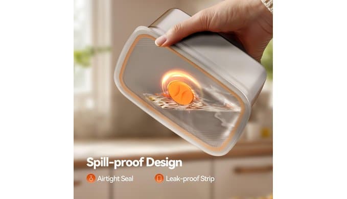 DOLOPL Cordless Electric Lunch Box with Scheduled Heating for Men Women thumbnail 5