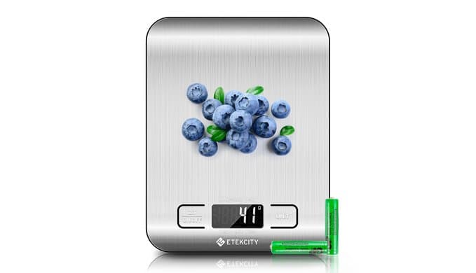 Etekcity Food Kitchen Scale, Digital Grams and Ounces, 11lb thumbnail 1
