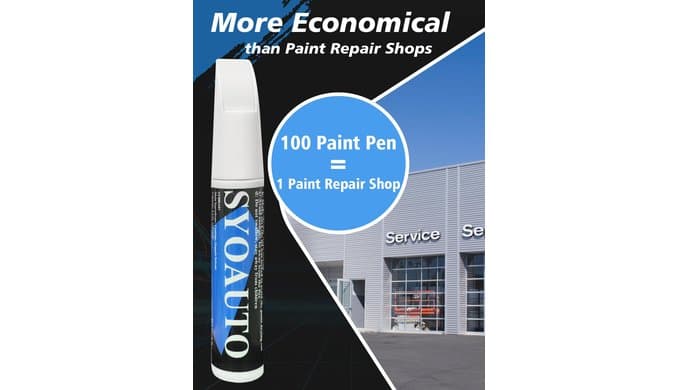 SYOAUTO Summit White GAZ Touch Up Paint Fit for Chevrolet or GMC Auto Touch up Paint Car Scratch Repair Pen Brush and Tip 2 in 1 (Summit White GAZ) thumbnail 4