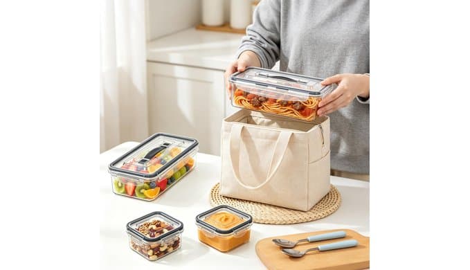10Pack Fruit Storage Containers for Fridge with Colander and Lids thumbnail 2