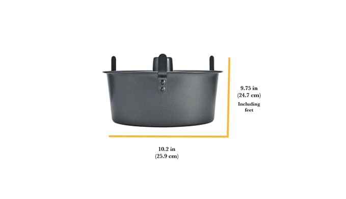 Chicago Metallic Angel Food Cake Pan 2-Piece Tube Pan with Removable Center thumbnail 2