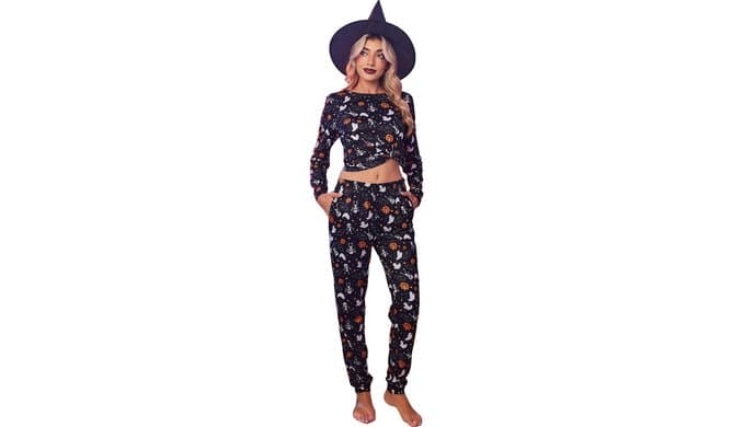 Ekouaer Women's Pajama Sets Long Sleeve Jogger Pj Sets with Pockets XS-XXL
