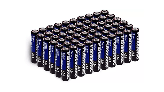 96-Pack: Panasonic Super Heavy Duty Batteries AA or AAA