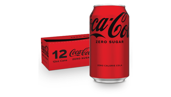 Buy 4 for $19.18! Coca-Cola Zero Sugar Soda Soft Drink Fridge Pack Cans, 12 fl oz, 12 Pack thumbnail 1