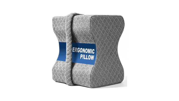 Knee Pillow for Side Sleepers, Leg Pillow for Sciatica, Back,HIPS,Knees,Joints Pain Relief,Pillows for Between Legs While Sleeping Spine Alignment Support & Relieves Pressure thumbnail 1