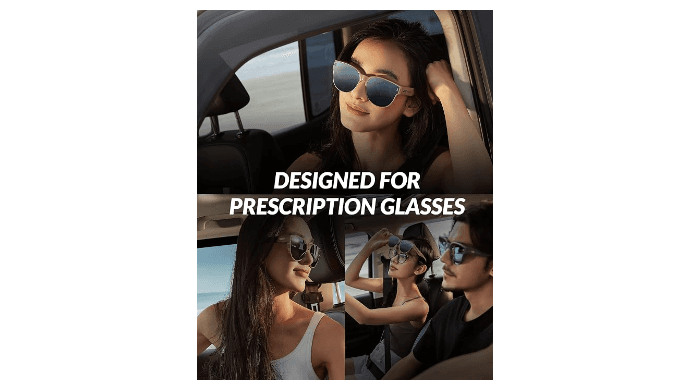 BENEUNDER Polarized Fit Over Sunglasses for Womens & Men, Lightweight Folding Sunglasses for Nearsightedness thumbnail 2