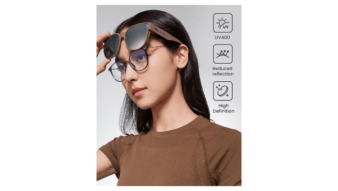 BENEUNDER Polarized Fit Over Sunglasses for Womens & Men, Lightweight Folding Sunglasses for Nearsightedness thumbnail 4