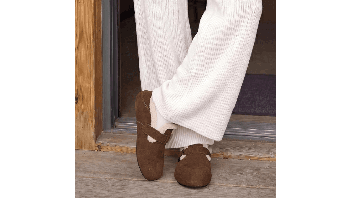 DREAM PAIRS Genuine Suede Mules Slippers for Women thumbnail 3
