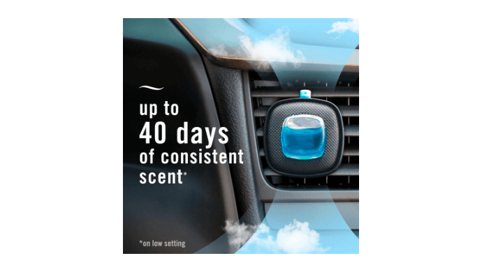 Febreze AUTO Air Freshener, Odor-Fighting Automotive Vent Clip, Scented Car Accessories, Long Lasting for Strong Odors, Leather, 2 Count thumbnail 5
