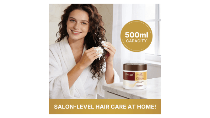 Karseell Deep Conditioning Hair Mask with Argan Oil for Dry Damaged Hair, 16.9 fl oz thumbnail 2