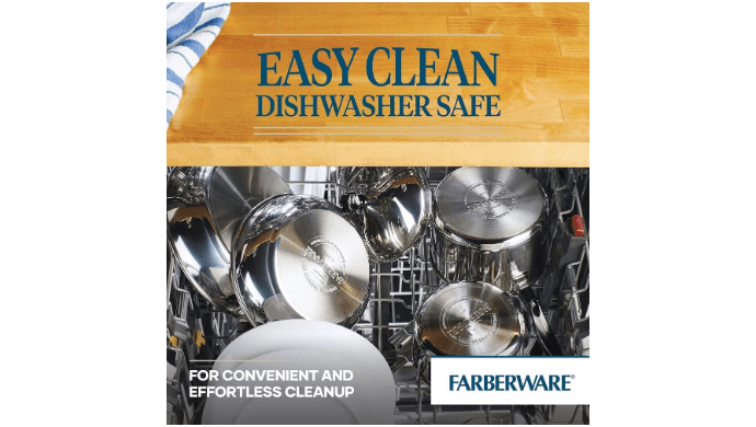 Farberware Classic Series Stainless Steel Pots and Pans Set, 15-Piece thumbnail 4