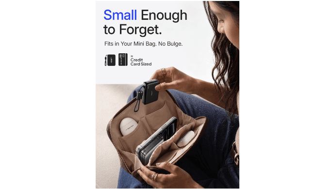 LISEN Small Portable Charger, 45W 10,000mAh Compact Power Bank Fast Battery thumbnail 2