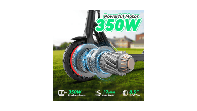 2026 Adult Electric Scooter Foldable Long Range High Speed 25KM/H Urban Commuter thumbnail 5