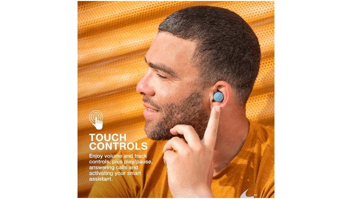 JLab Go Air Pop+ Earbuds, Dual Connect, EQ3 Sound, Slate thumbnail 4