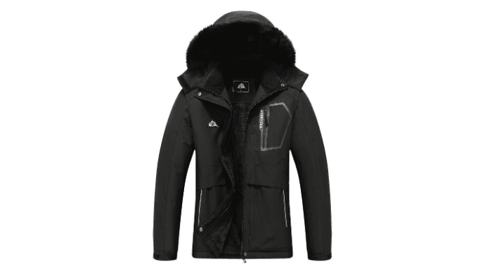 MOERDENG Women's Waterproof Winter Coat Softshell Hiking Jacket thumbnail 1